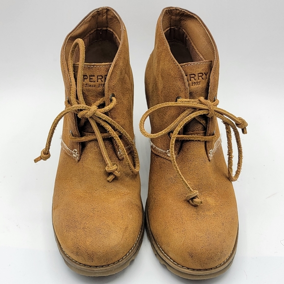 Sperry Top-Sider Women's Prow Wedge Ankle Booties Size 8M. #1318 - Picture 4 of 8